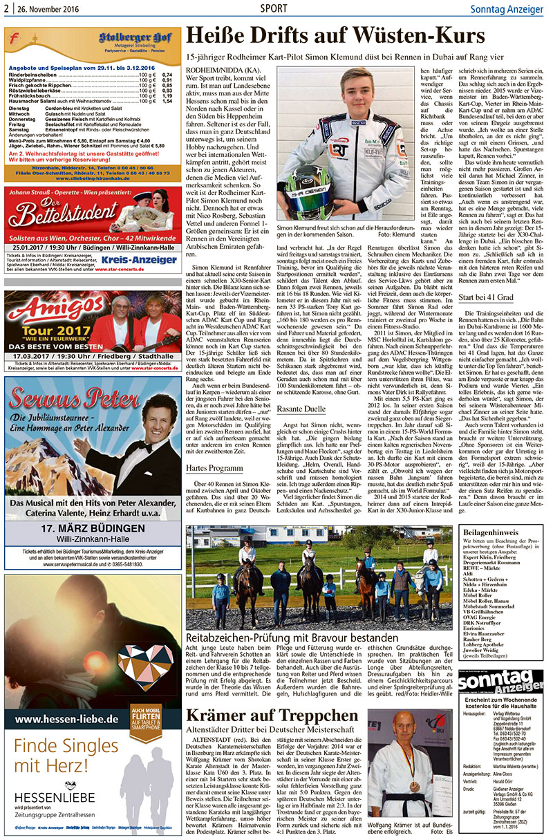 20161126 Sonntagsanzeiger bericht